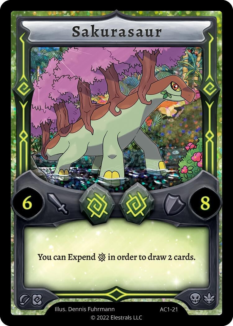Image for Sakurasaur (Artist Collection) (AC1-21) - Elestrals