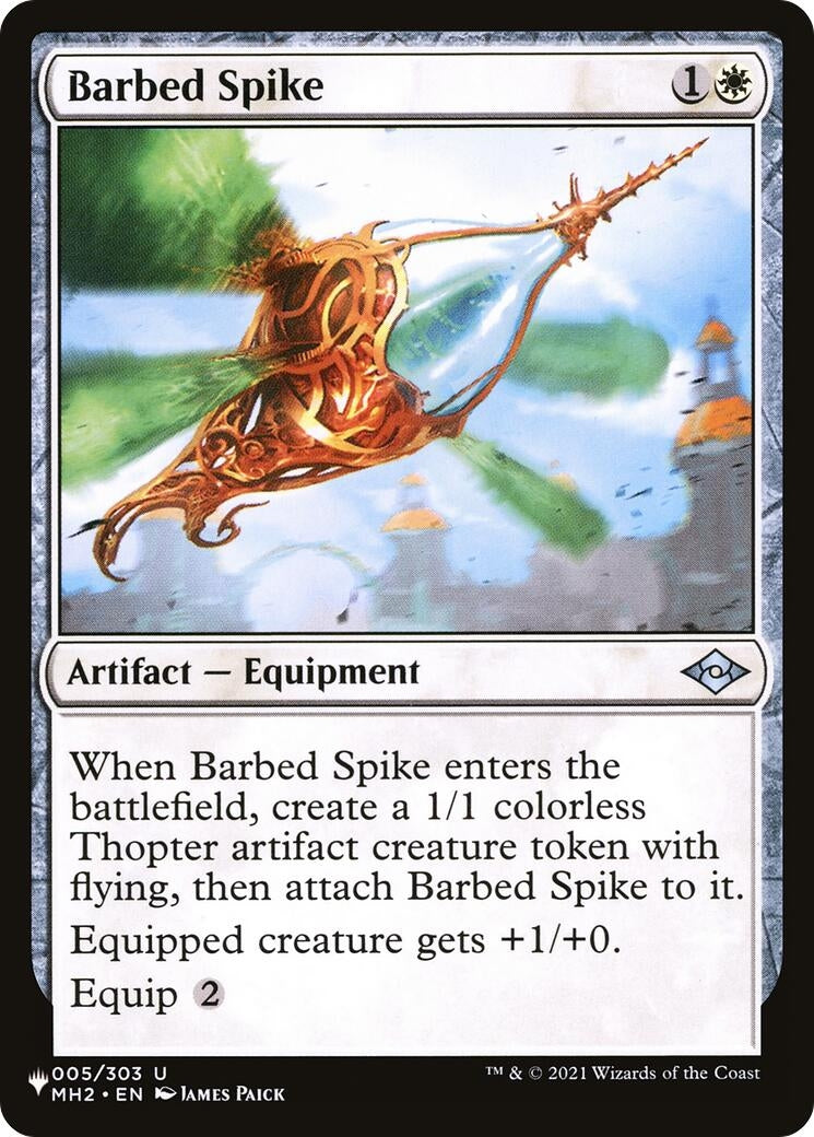 Image for Barbed Spike (The List Reprints) (005/303) - Magic: The Gathering
