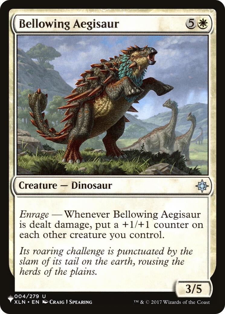 Image for Bellowing Aegisaur (The List Reprints) (004/279) - Magic: The Gathering