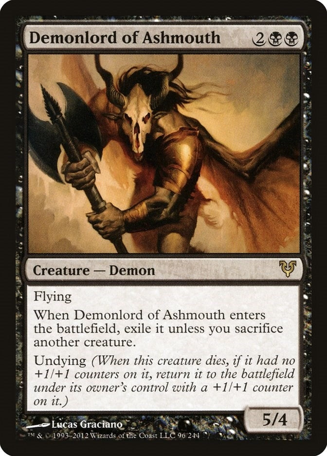 Image for Demonlord of Ashmouth (Avacyn Restored) (96) - Magic: The Gathering
