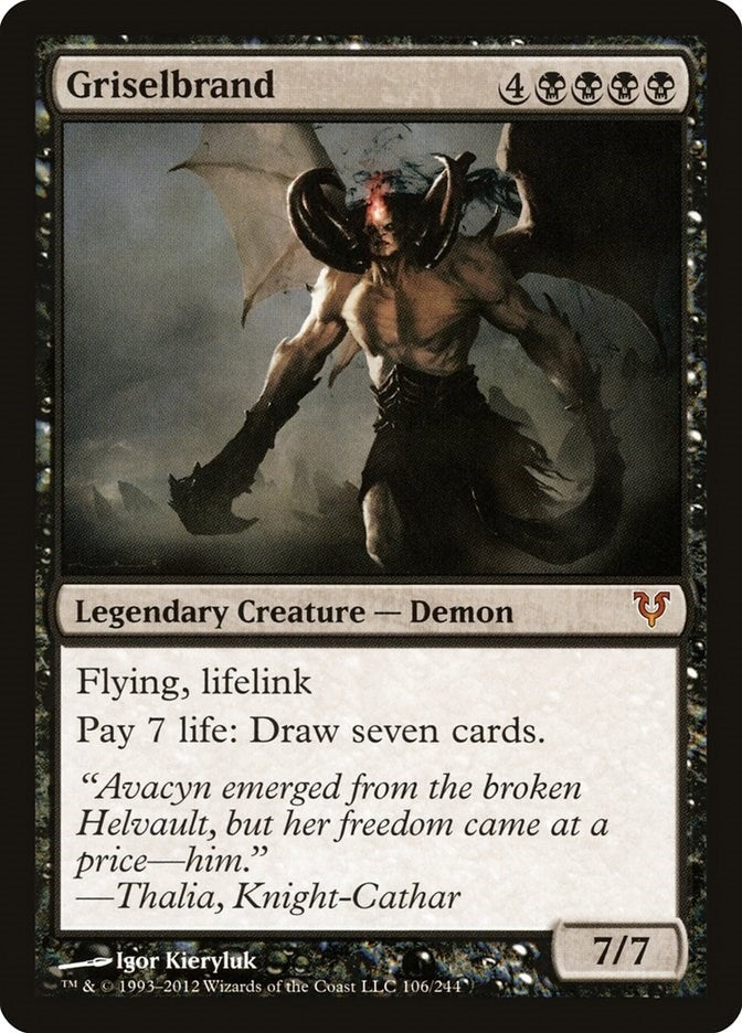 Image for Griselbrand (Avacyn Restored) (106) - Magic: The Gathering