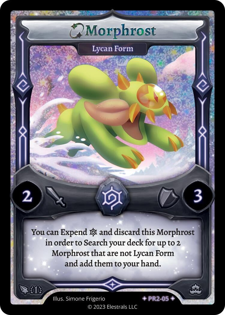 Image for Morphrost - Lycan Form (Frostfall Promos) (PR2-05) - Elestrals