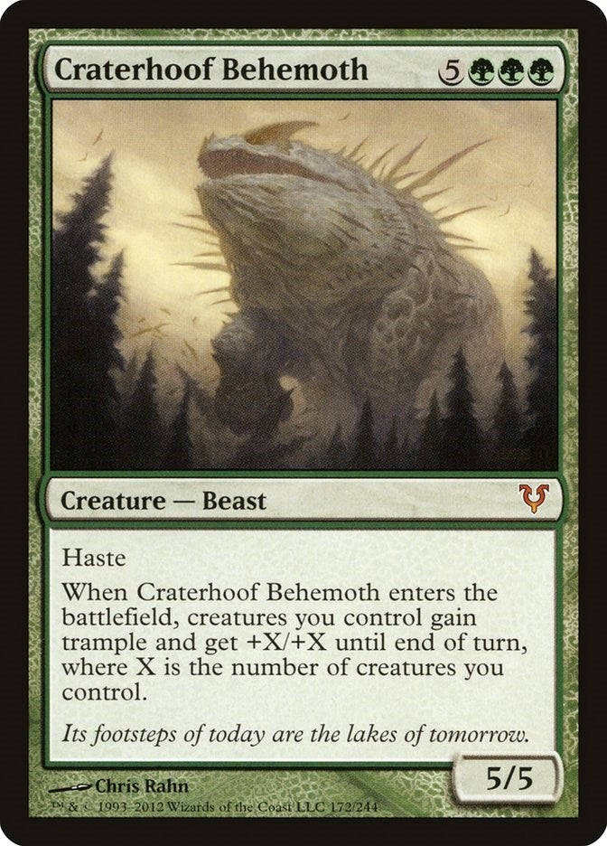 Image for Craterhoof Behemoth (Avacyn Restored) (172) - Magic: The Gathering