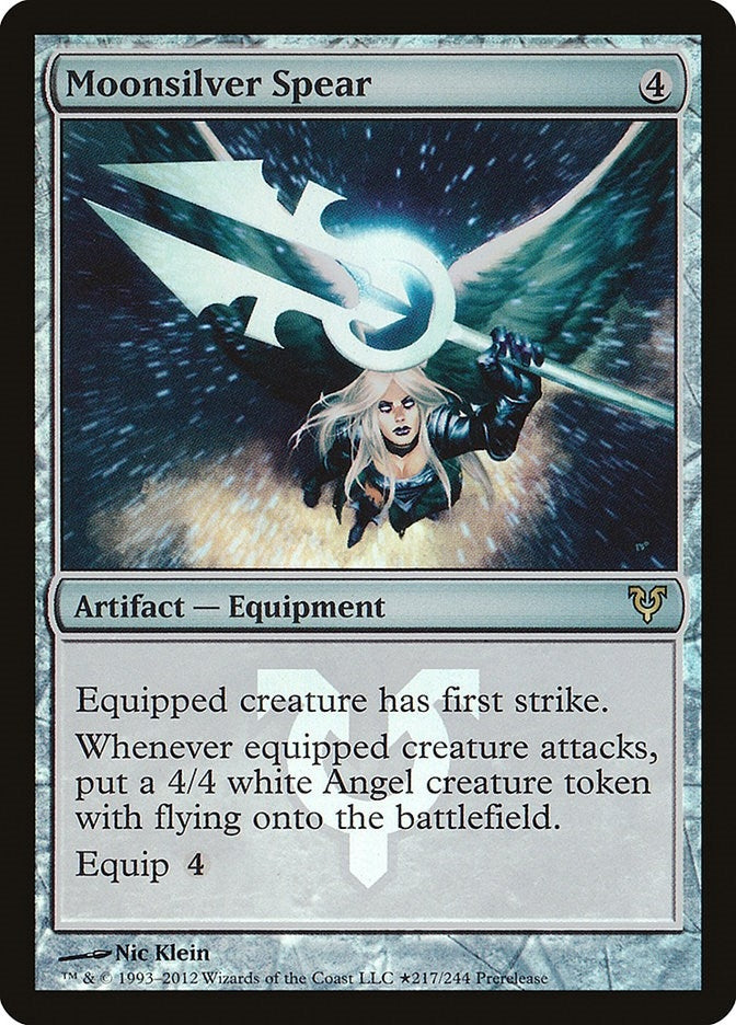 Image for Moonsilver Spear (Prerelease Cards) (217) - Magic: The Gathering