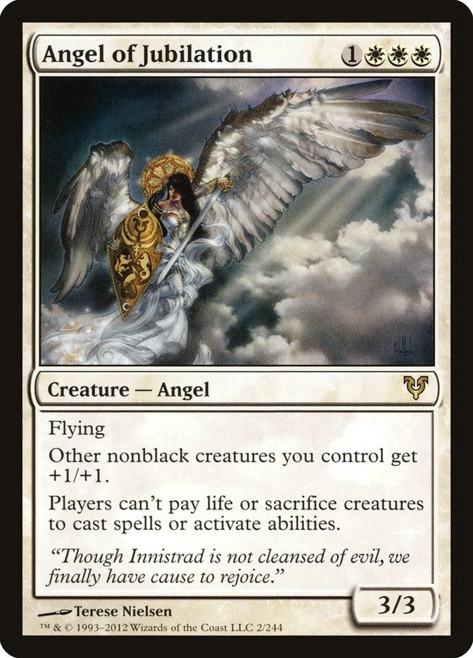 Image for Angel of Jubilation (Avacyn Restored) (2) - Magic: The Gathering