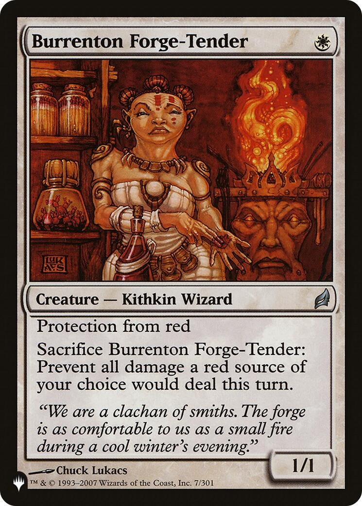Image for Burrenton Forge-Tender (The List Reprints) (7/301) - Magic: The Gathering