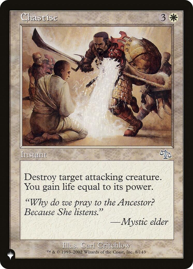 Image for Chastise (The List Reprints) (8/143) - Magic: The Gathering