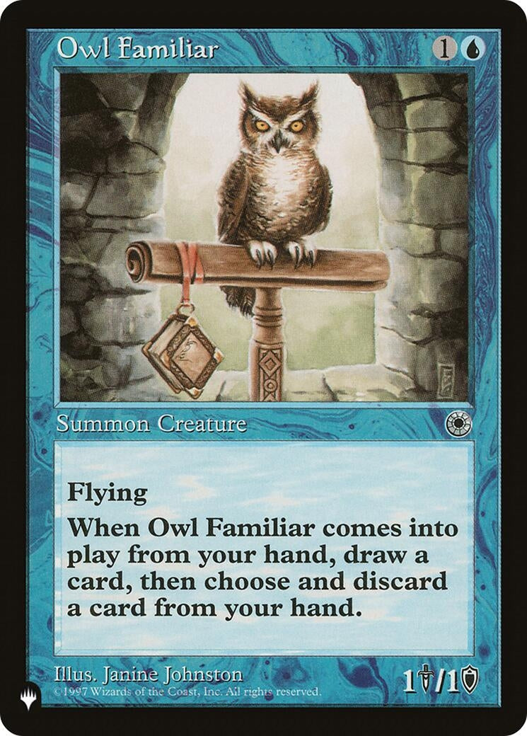 Image for Owl Familiar (The List Reprints) - Magic: The Gathering