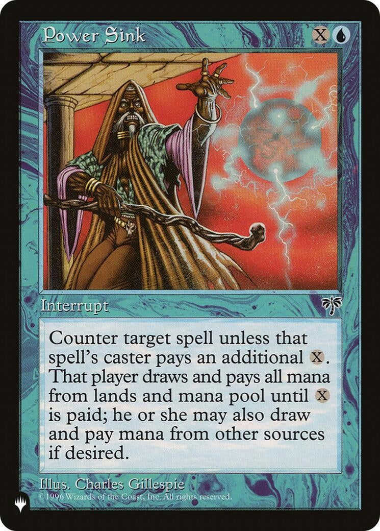 Image for Power Sink (The List Reprints) - Magic: The Gathering