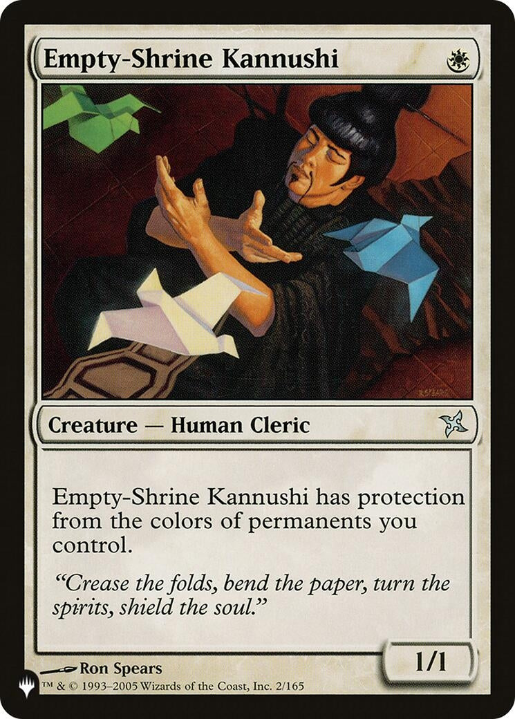 Image for Empty-Shrine Kannushi (The List Reprints) (2/165) - Magic: The Gathering