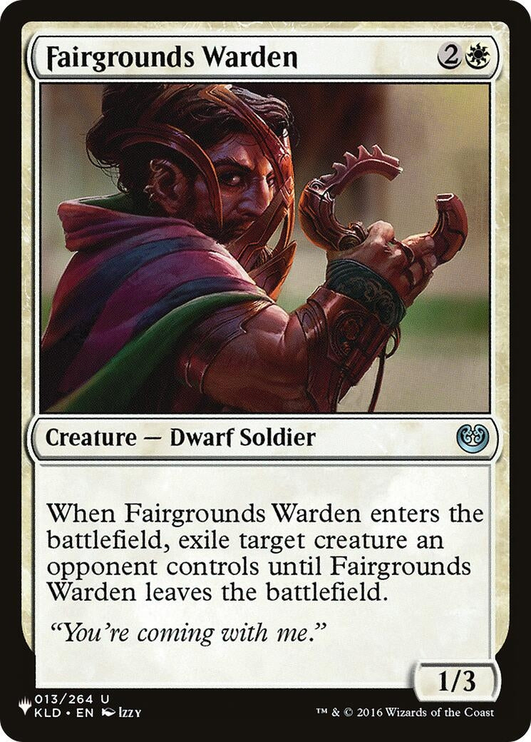 Image for Fairgrounds Warden (The List Reprints) (013/264) - Magic: The Gathering