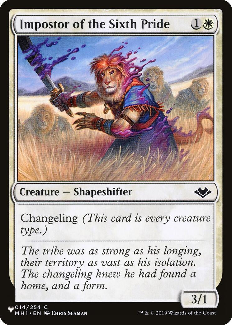 Image for Impostor of the Sixth Pride (The List Reprints) (014/254) - Magic: The Gathering