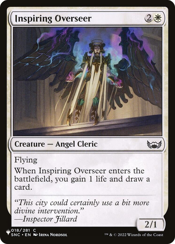 Image for Inspiring Overseer (The List Reprints) (018/281) - Magic: The Gathering