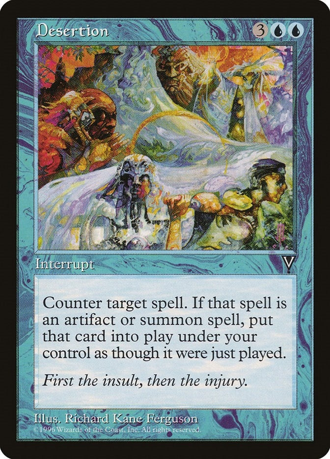 Image for Desertion (Visions) - Magic: The Gathering