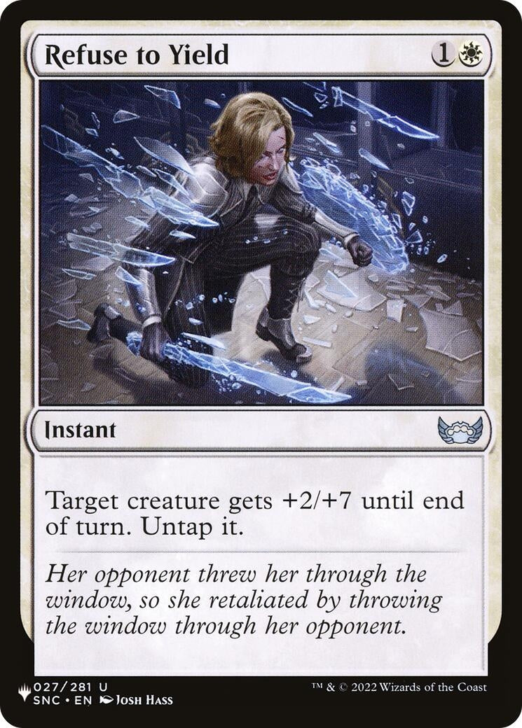 Image for Refuse to Yield (The List Reprints) (027/281) - Magic: The Gathering