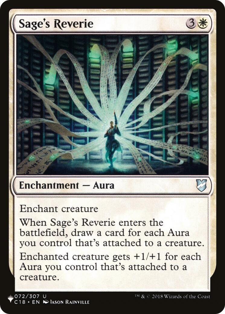 Image for Sage's Reverie (The List Reprints) (072/307) - Magic: The Gathering