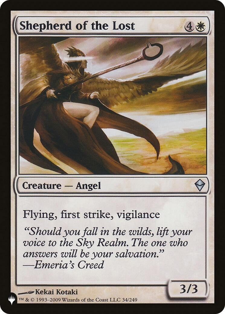 Image for Shepherd of the Lost (The List Reprints) (34/249) - Magic: The Gathering
