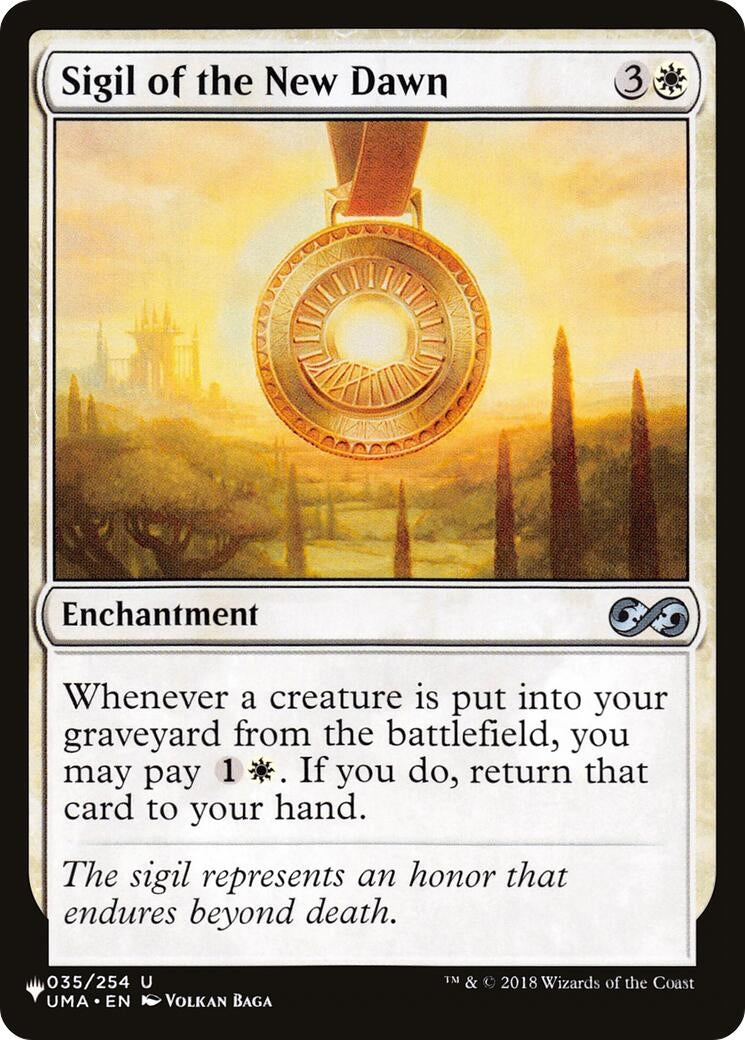 Image for Sigil of the New Dawn (The List Reprints) (035/254) - Magic: The Gathering