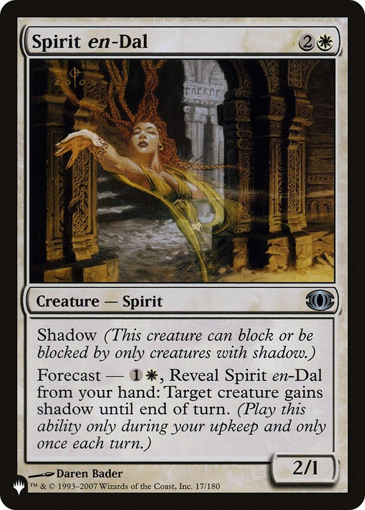 Image for Spirit en-Dal (The List Reprints) (17/180) - Magic: The Gathering