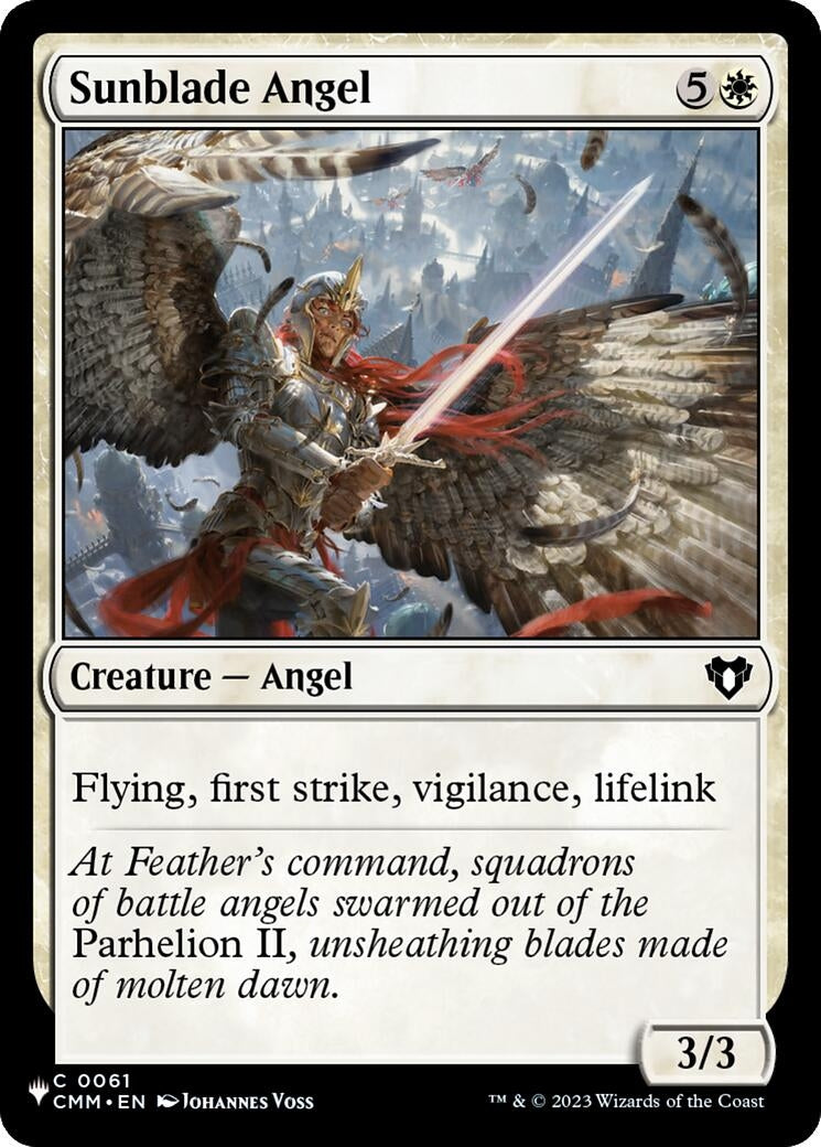 Image for Sunblade Angel (The List Reprints) (0061) - Magic: The Gathering