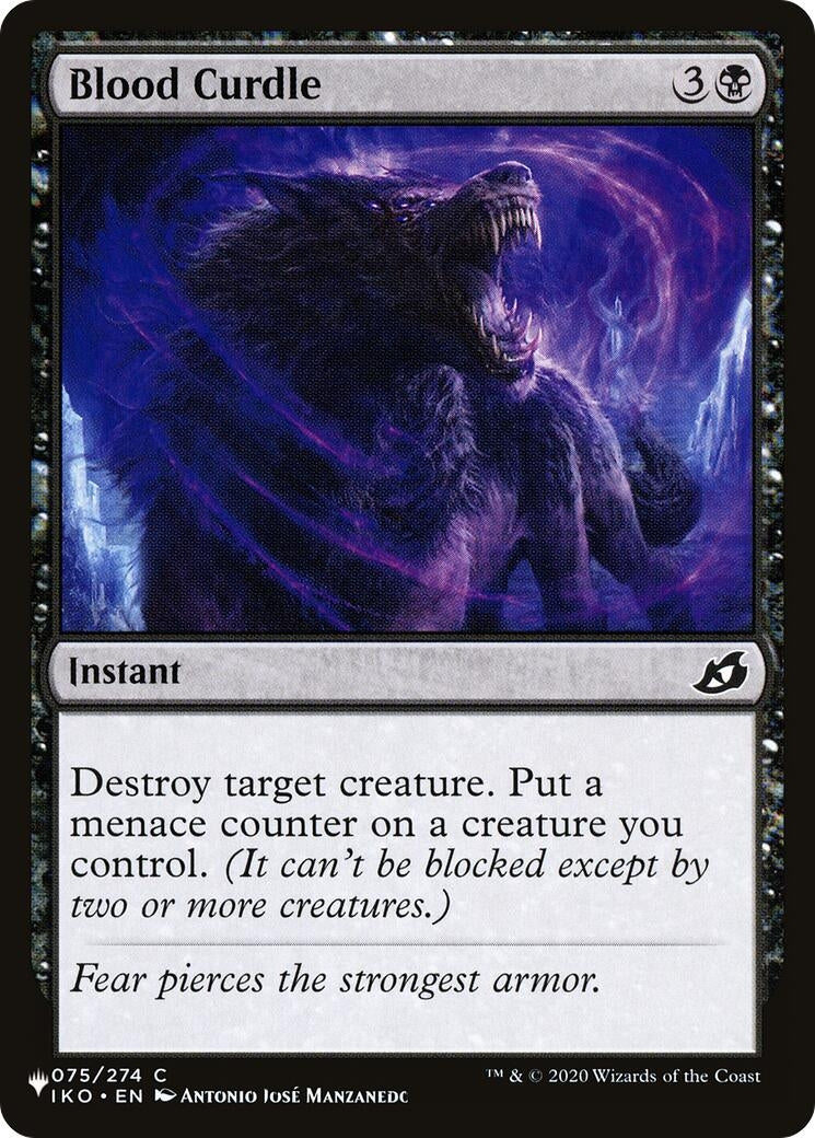 Image for Blood Curdle (The List Reprints) (075/274) - Magic: The Gathering