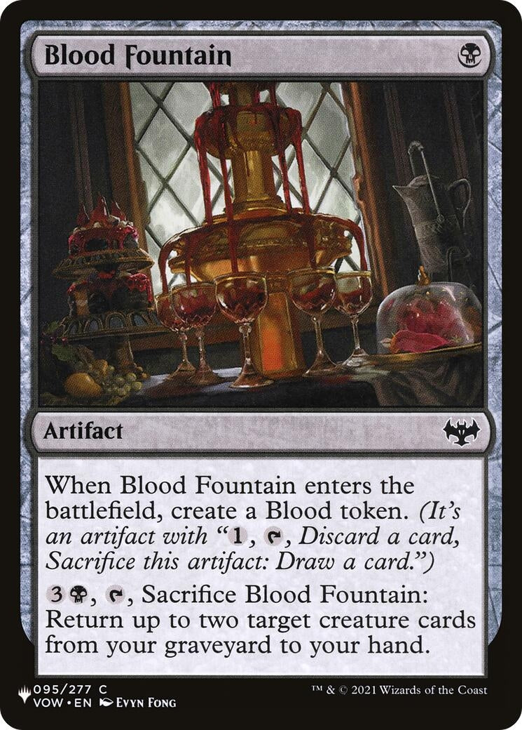 Image for Blood Fountain (The List Reprints) (095/277) - Magic: The Gathering