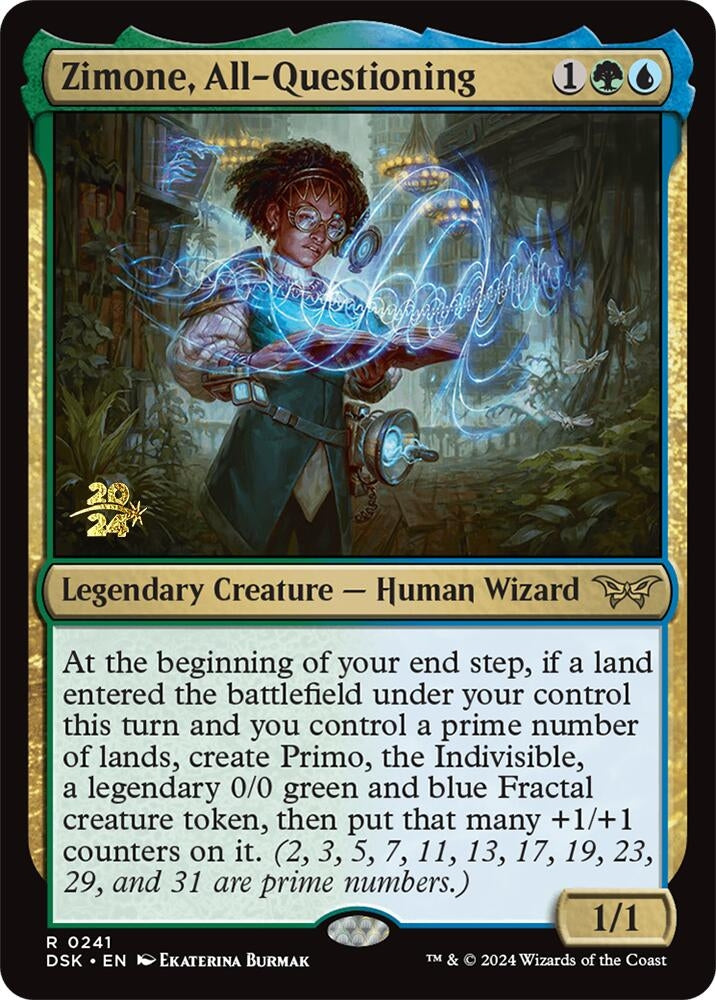 Image for Zimone, All-Questioning (Prerelease Cards) (241) - Magic: The Gathering
