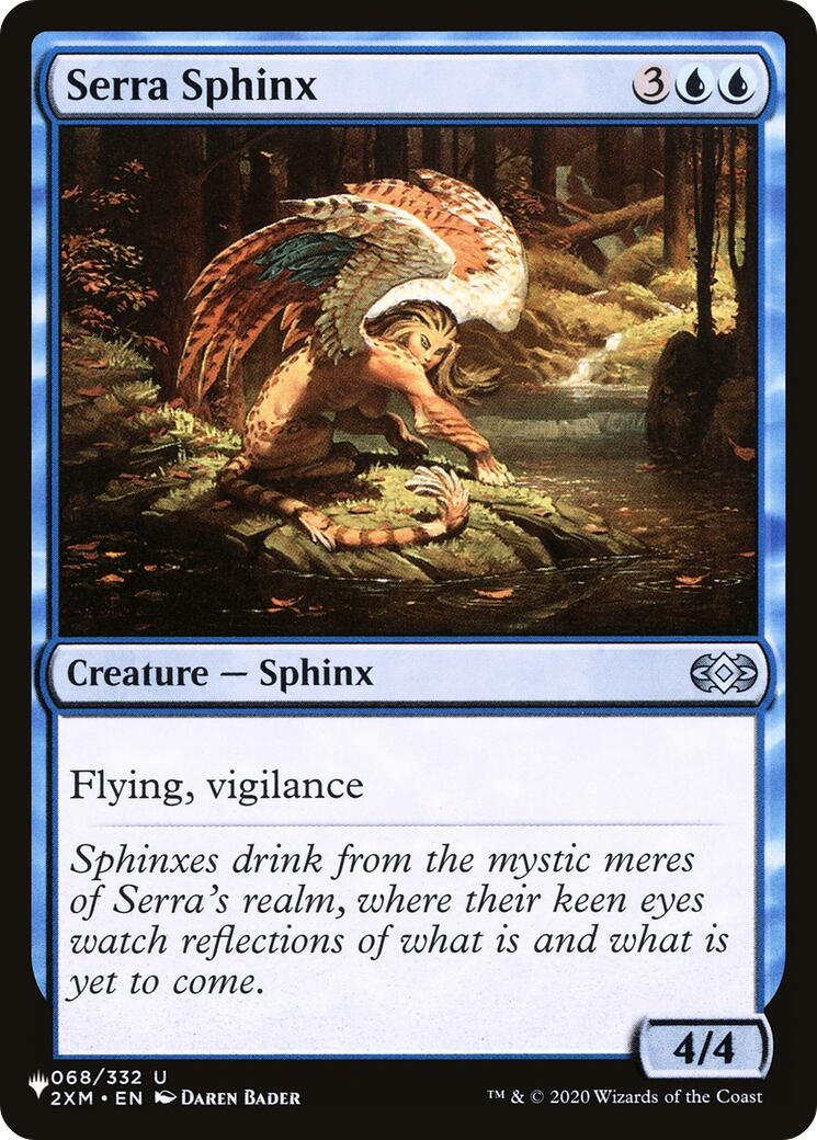 Image for Serra Sphinx (The List Reprints) (068/332) - Magic: The Gathering