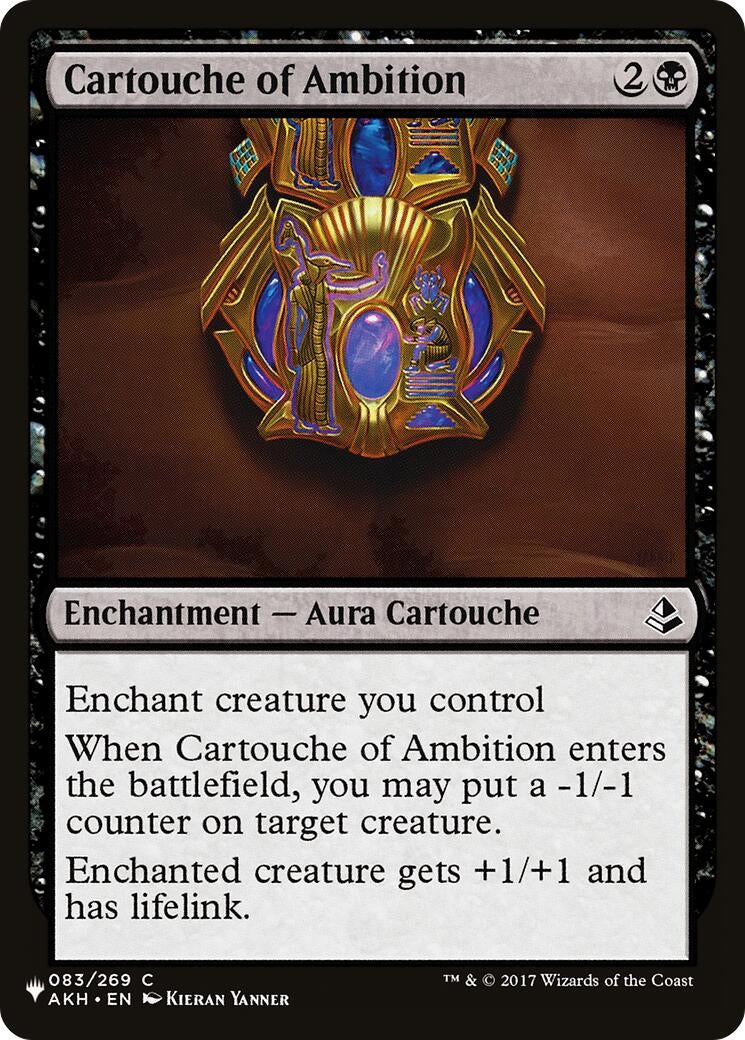 Image for Cartouche of Ambition (The List Reprints) (083/269) - Magic: The Gathering