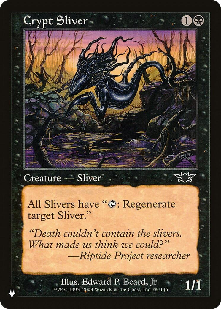 Image for Crypt Sliver (The List Reprints) (63/145) - Magic: The Gathering
