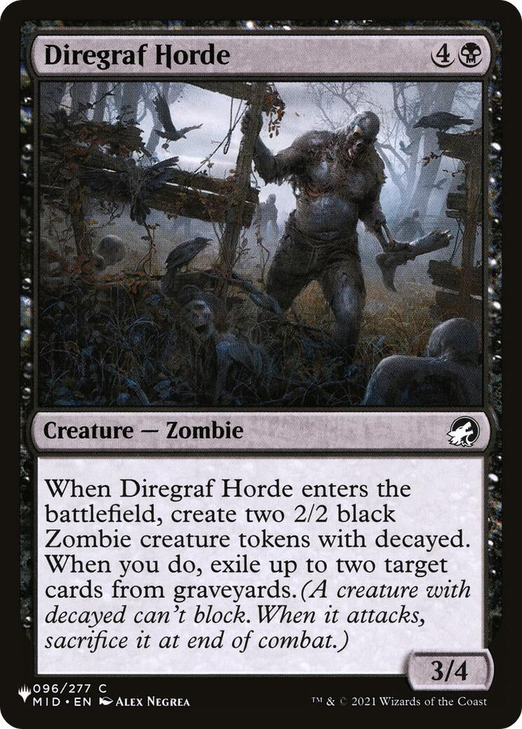 Image for Diregraf Horde (The List Reprints) (096/277) - Magic: The Gathering