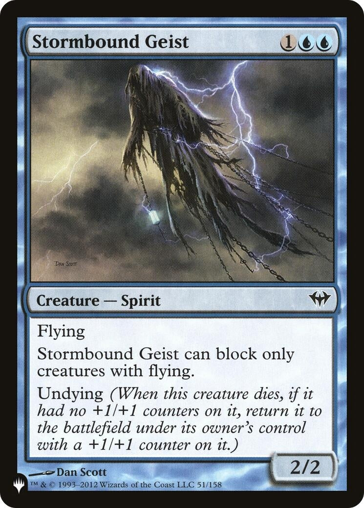 Image for Stormbound Geist (The List Reprints) (51/158) - Magic: The Gathering