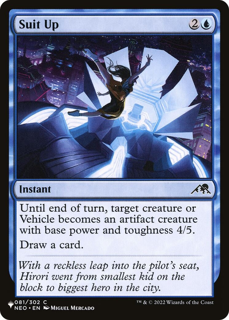 Image for Suit Up (The List Reprints) (081/302) - Magic: The Gathering
