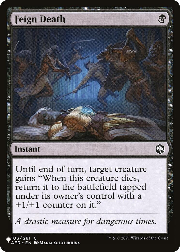 Image for Feign Death (The List Reprints) (103/281) - Magic: The Gathering