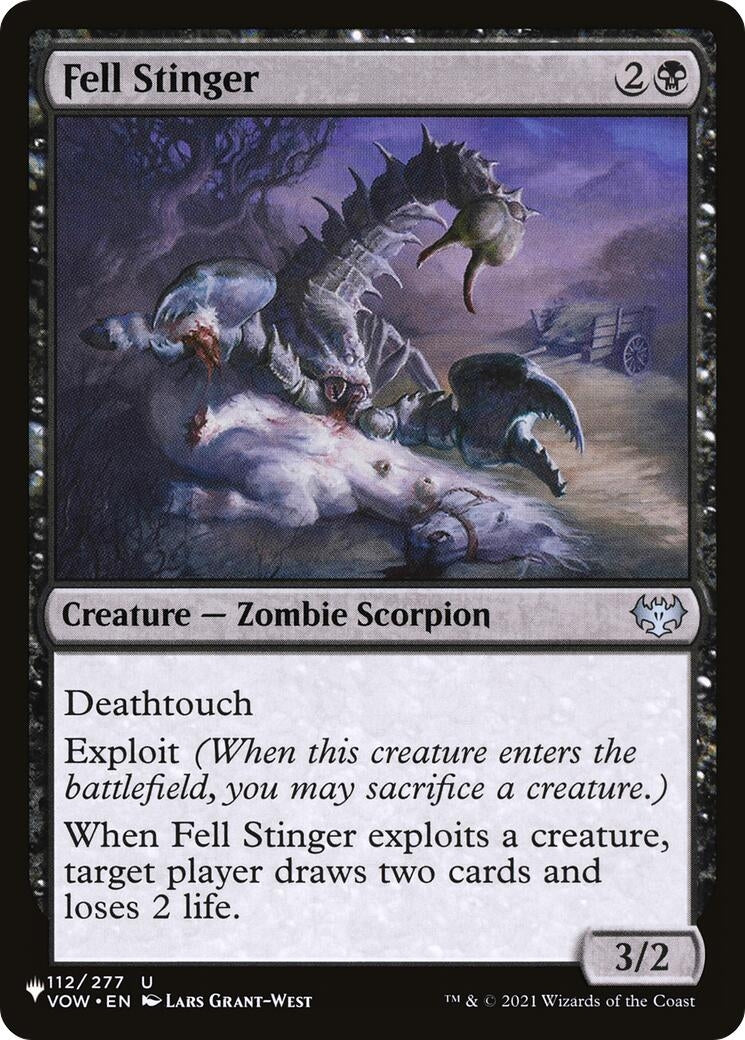 Image for Fell Stinger (The List Reprints) (112/277) - Magic: The Gathering