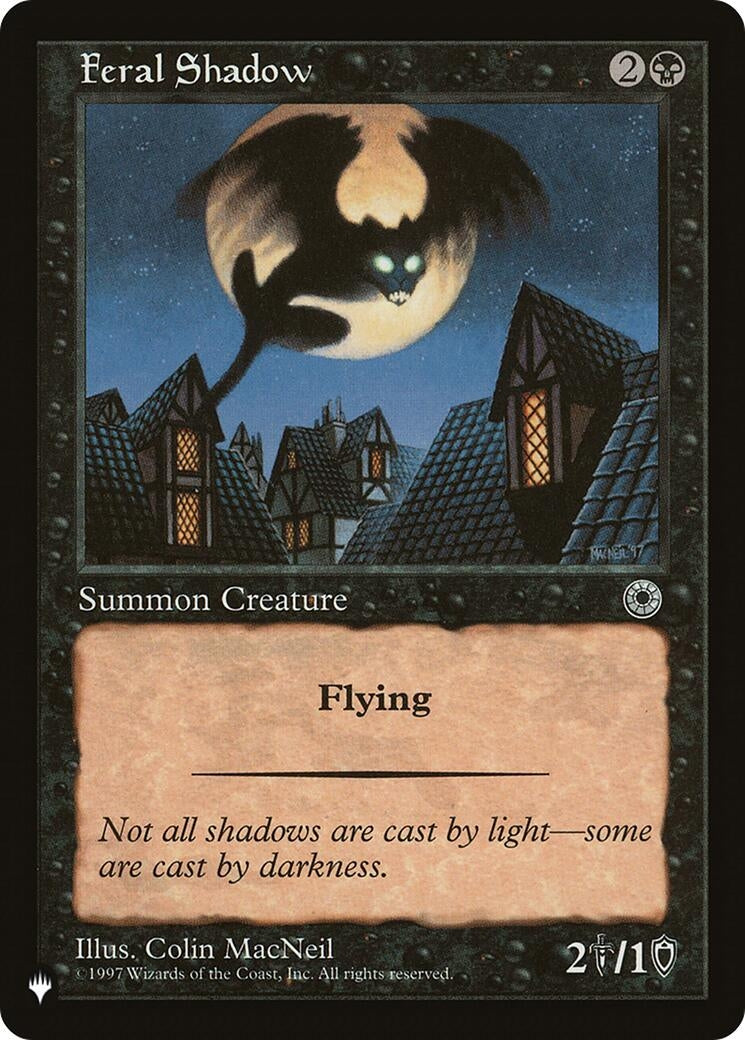 Image for Feral Shadow (The List Reprints) - Magic: The Gathering