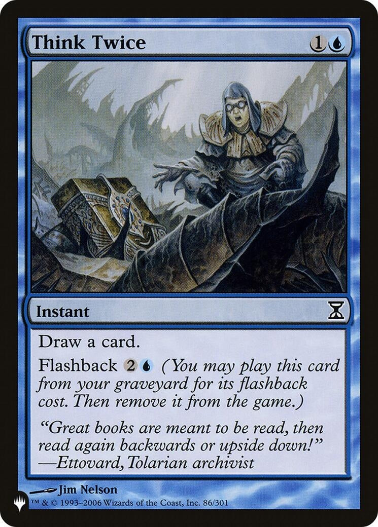 Image for Think Twice (The List Reprints) (86/301) - Magic: The Gathering