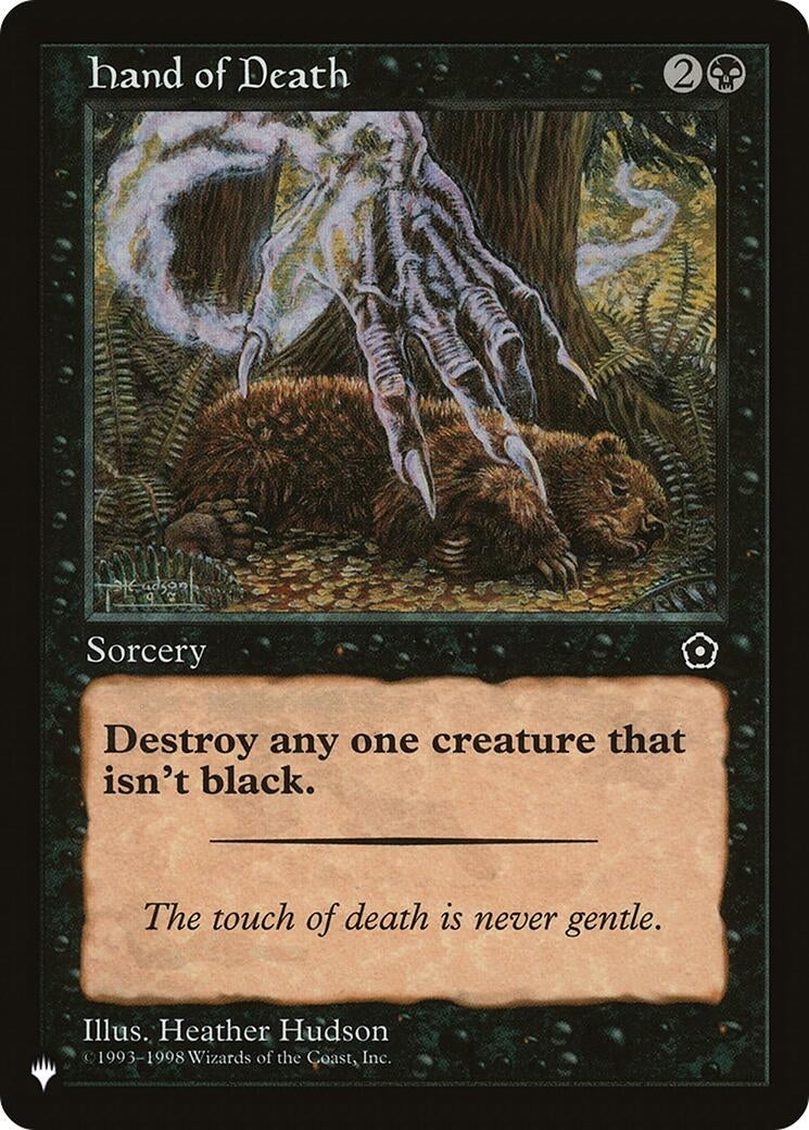 Image for Hand of Death (The List Reprints) - Magic: The Gathering
