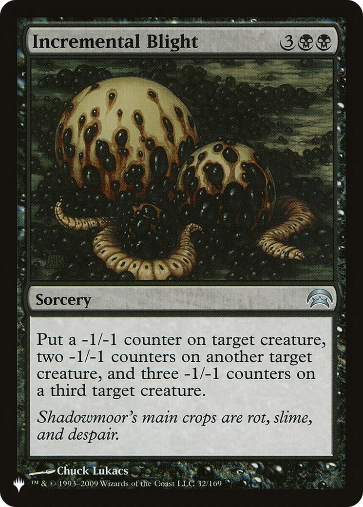 Image for Incremental Blight (The List Reprints) (32/169) - Magic: The Gathering