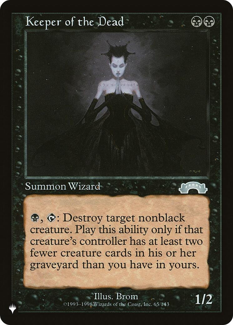 Image for Keeper of the Dead (The List Reprints) (65/143) - Magic: The Gathering