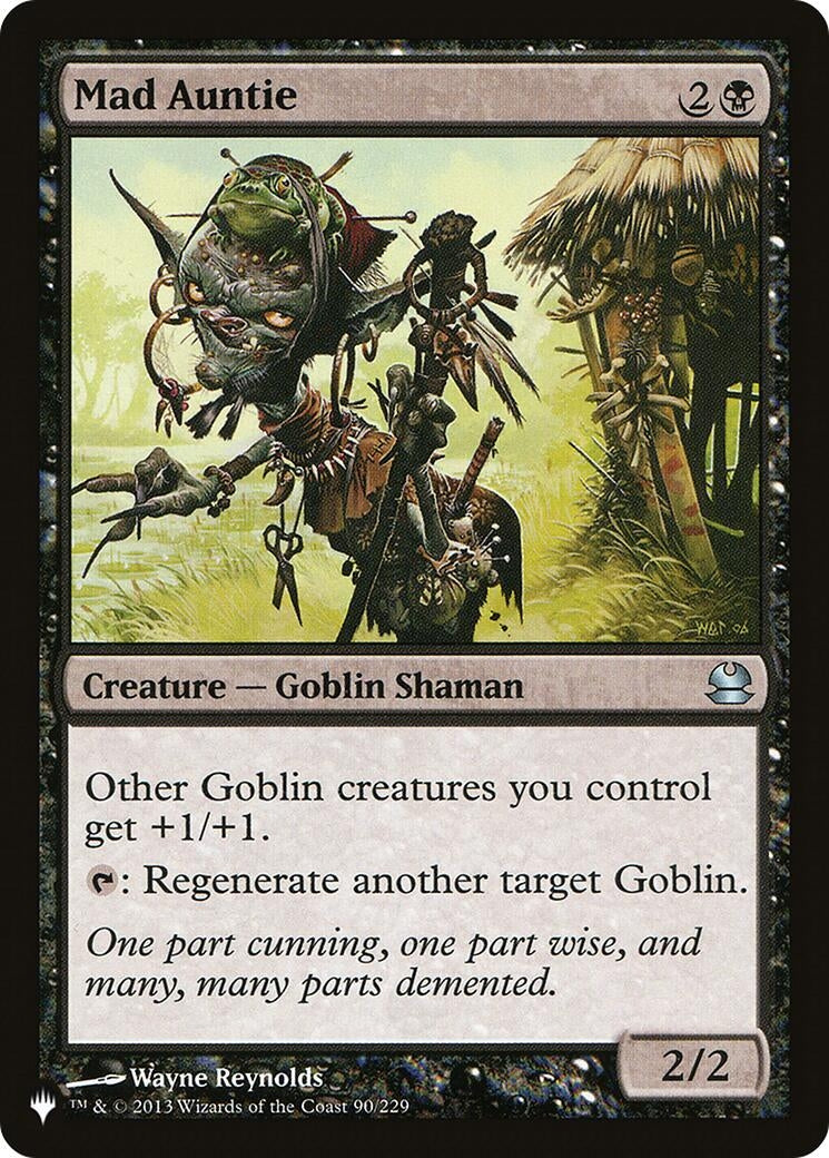 Image for Mad Auntie (The List Reprints) (90/229) - Magic: The Gathering