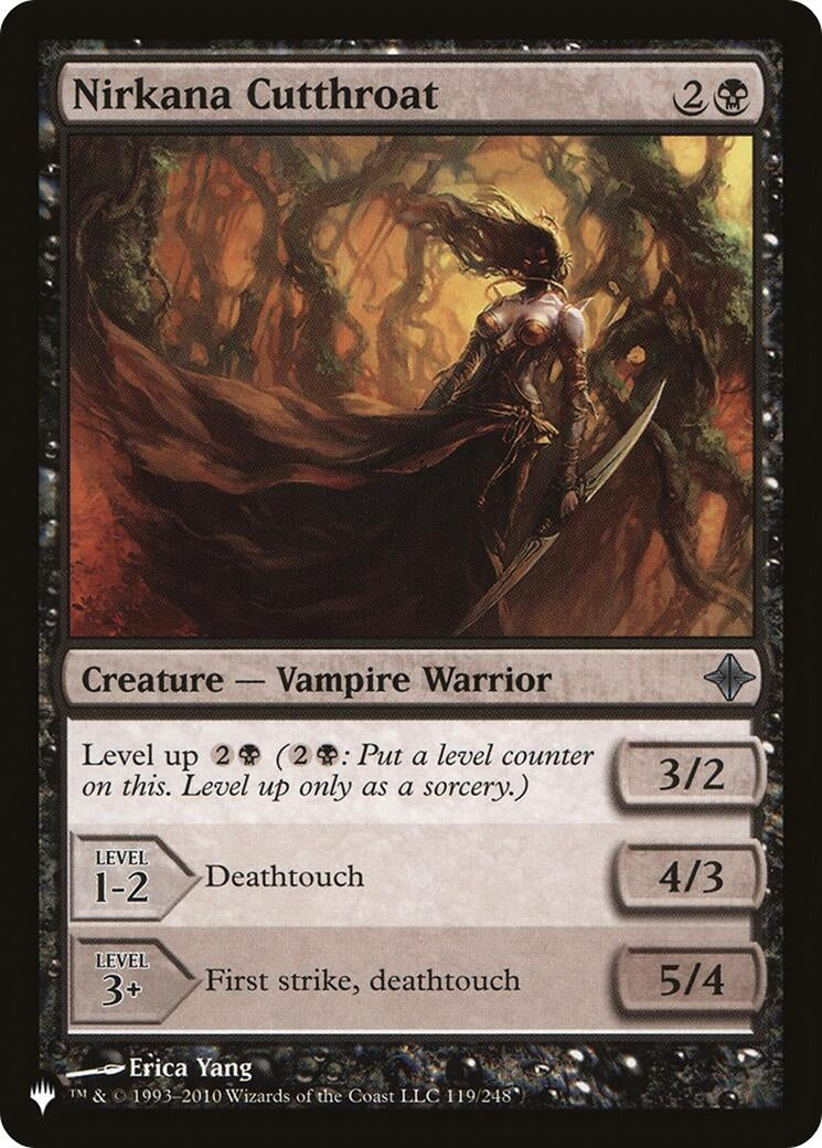 Image for Nirkana Cutthroat (The List Reprints) (119/248) - Magic: The Gathering