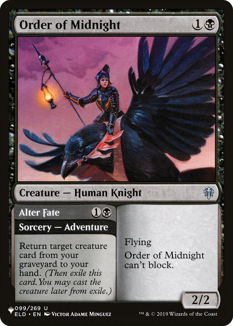 Image for Order of Midnight (The List Reprints) (099/269) - Magic: The Gathering