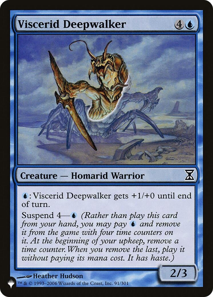 Image for Viscerid Deepwalker (The List Reprints) (91/301) - Magic: The Gathering