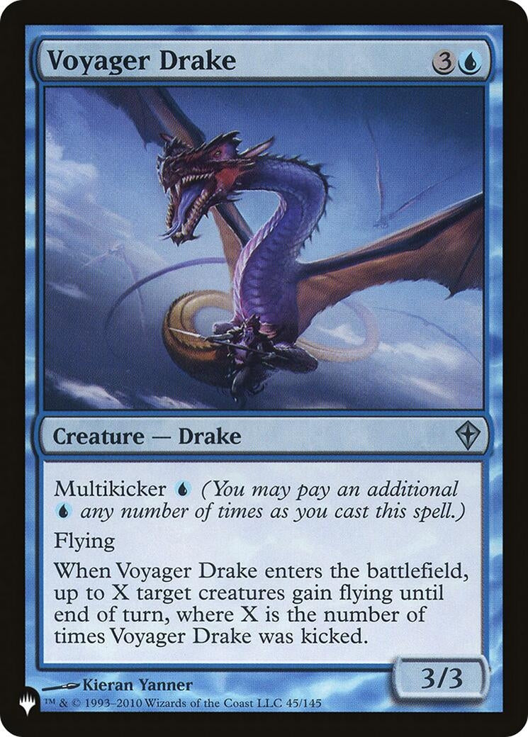 Image for Voyager Drake (The List Reprints) (45/145) - Magic: The Gathering