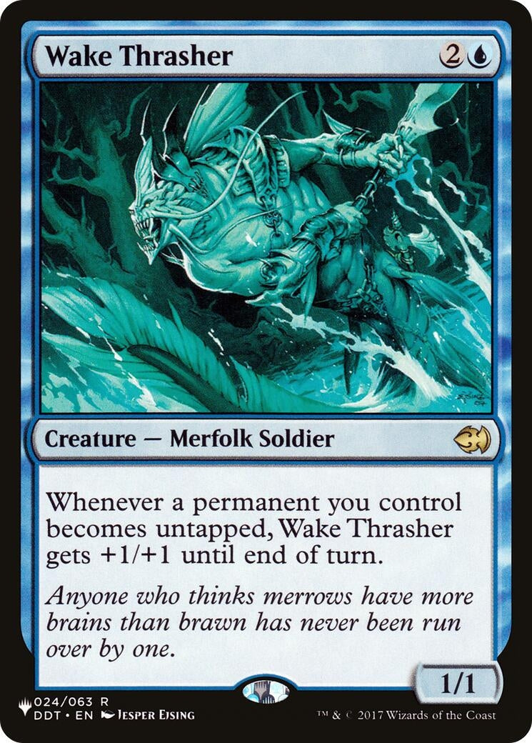 Image for Wake Thrasher (The List Reprints) (024/063) - Magic: The Gathering