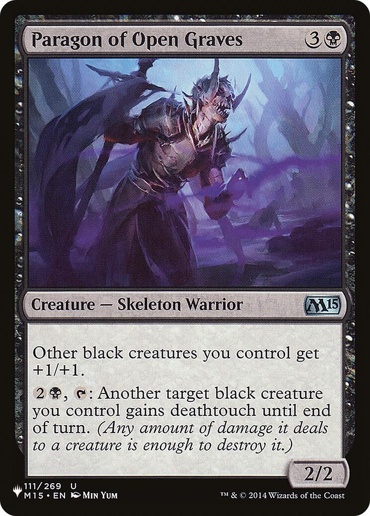 Image for Paragon of Open Graves (The List Reprints) (111/269) - Magic: The Gathering