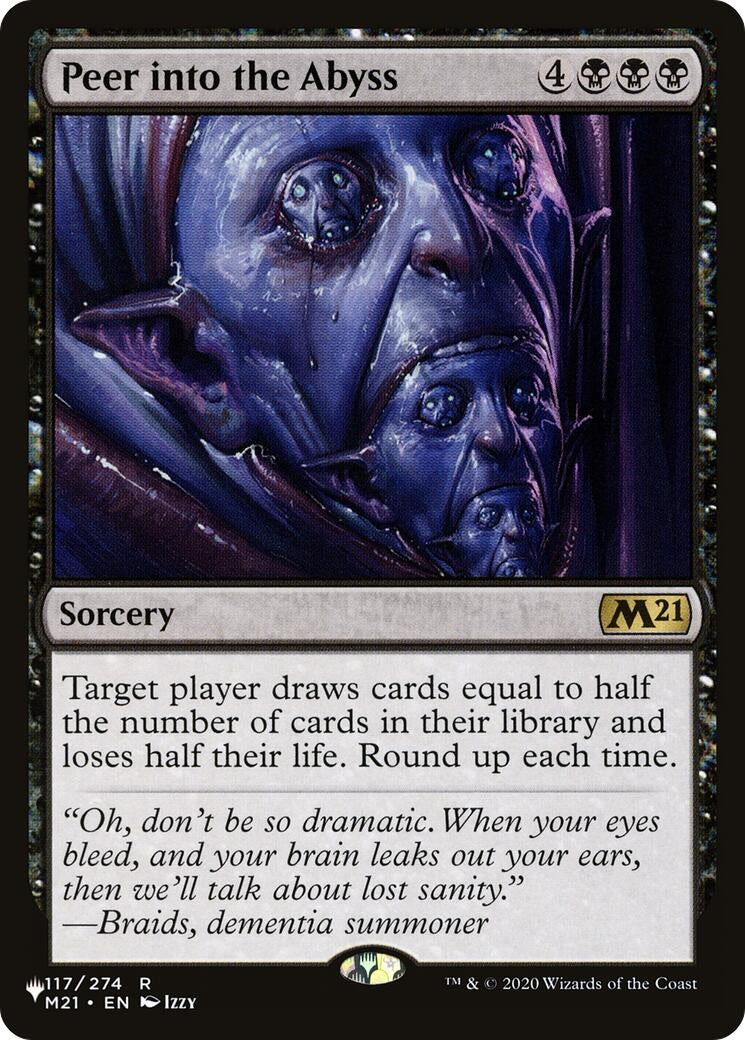 Image for Peer into the Abyss (The List Reprints) (117/274) - Magic: The Gathering