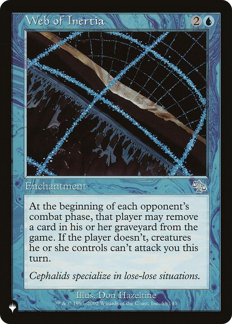 Image for Web of Inertia (The List Reprints) (53/143) - Magic: The Gathering