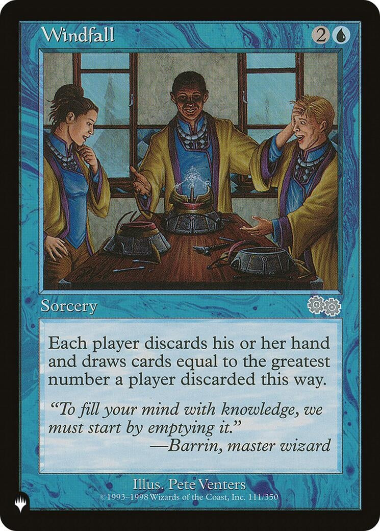 Image for Windfall (The List Reprints) (111/350) - Magic: The Gathering